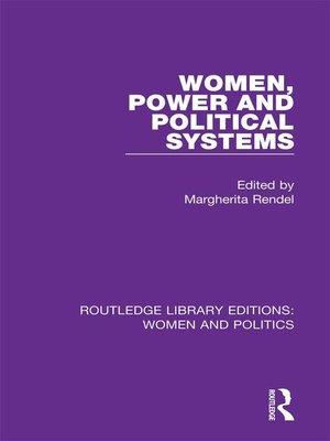cover image of Women, Power and Political Systems